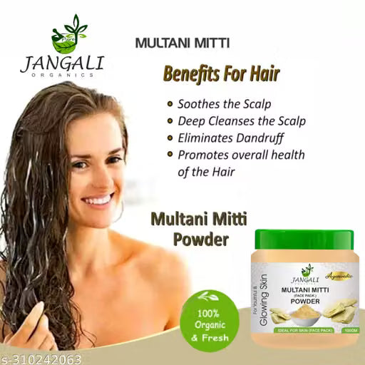 Kasturi Haldi+ Multani Mitti Powder 100% Natural for Skin Treatment (100g Each) (200 g)