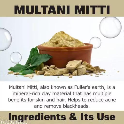 Kasturi Haldi+ Multani Mitti Powder 100% Natural for Skin Treatment (100g Each) (200 g)