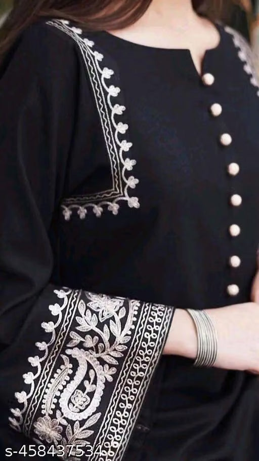 Evozana Pakistani suit , Embroidery work kurta set