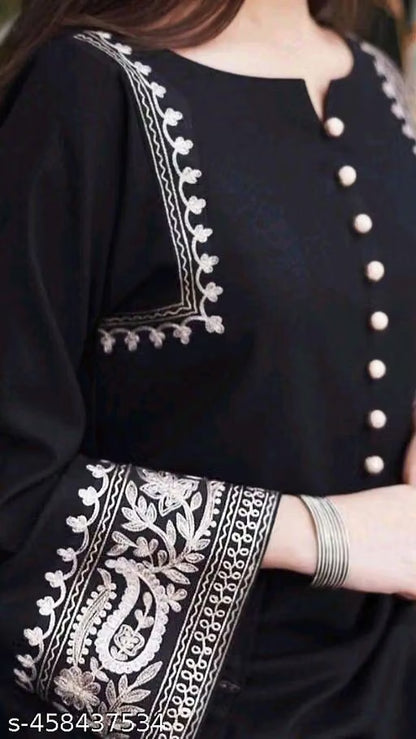 Evozana Pakistani suit , Embroidery work kurta set