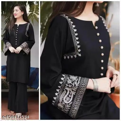 Evozana Pakistani suit , Embroidery work kurta set