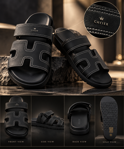 CAVIER ÉLAN™ - Premium Signature Slide Sandals