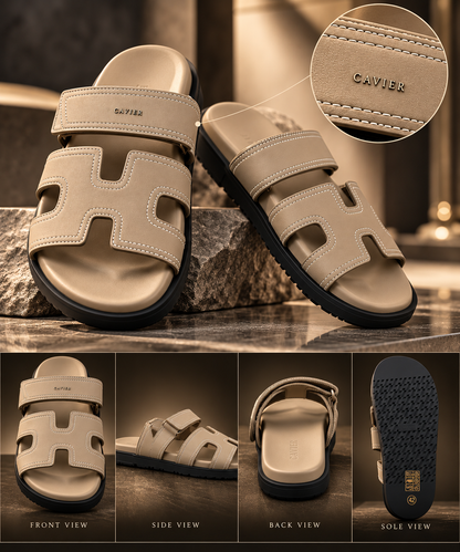 CAVIER ÉLAN™ - Premium Signature Slide Sandals