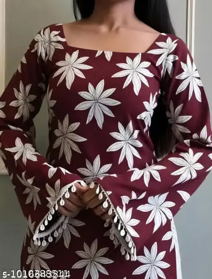 Short kurti printed
