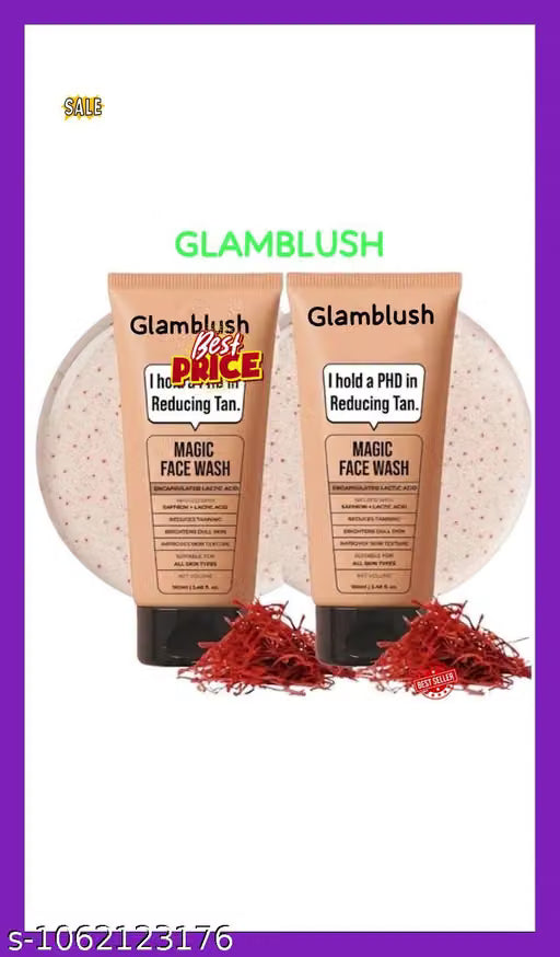 GlambLush Tan Reduction Face Wash